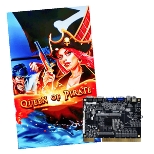 Queen of Pirate เครื่องเกมแบบหยอดเหรียญแนวตั้ง12V วัสดุ PCB พร้อมบอร์ดเกมชกมวยภาษาอังกฤษ - Product Image 1
