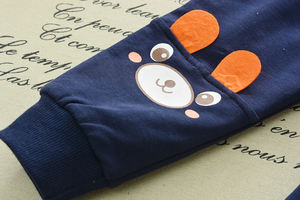 2019 Children Fall Cheap China Asian Striped Bear Cartoon Wholesale Baby Suit Bangladesh Boutique <b>Boy</b> Kids Clothing Sets - Product Image 6