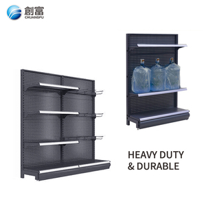 Scaffale Espositivo Regolabile a Doppio Lato per Supermercati, <span class=keywords><strong>in</strong></span> Acciaio, <span class=keywords><strong>Dimensioni</strong></span> Personalizzabili, Certificato ISO9001/CE/TUV/BV - Product Image 3