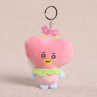 Nouveau porte-clés en peluche mignon Kawaii, mini jouet en peluche doux pour breloque de sac, pendentif, décoration de sac à dos