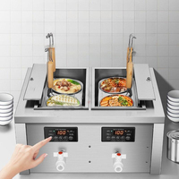 Marmite électrique multifonction en acier inoxydable Dezoton pour la cuisson des nouilles, avec hauteur réglable, pour cuisine de restaurant