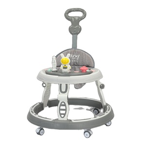 Trotteur pliable en tissu peluche Hai Zhi Le pour bébé et tout-petit, avec poignée, anti-jambes en O, anti-basculement, aide à la marche pour 6-18 <span class=keywords><strong>mois</strong></span>, anti-chute - Product Image 2