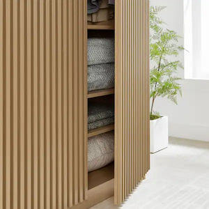 Armario Moderno Premium Ajustable con Acabado en Chapa de Roble Blanco, Gran Capacidad, para <span class=keywords><strong>Dormitorio</strong></span>, Villa, Apartamento, Sala de Estar - Product Image 5