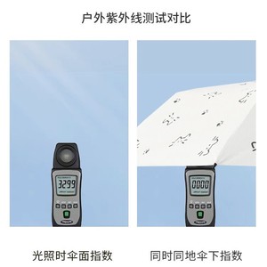 Folding Sun Umbrella For Women Automatic Open UV Protection Travel Use Iron Rib Sunny And Rainy Umbrella - Product Image 4