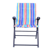 Meubles d'extérieur transfrontaliers en acier au carbone, table pliable portable, chaise pliante, fauteuil de camping, chaise de pêche, chaise de plage GVC-MHY01