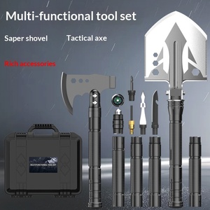 Set di Attrezzi da Campeggio Multifunzionale Personalizzabile OEM con Manico in Lega di Alluminio, Pala Pieghevole e Ascia per Sopravvivenza all'Aperto - Product Image 4
