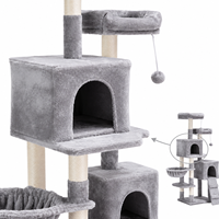 OEM Meilleures ventes Arbre à chat moderne avec double rampe à gratter pour chatons