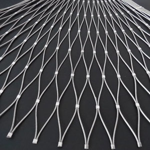 Yüksek çekme mukavemeti esnek kuş kafesi paslanmaz çelik tel halat papağanlar için dokuma tarzı <span class=keywords><strong>Net</strong></span> kafes örgü - Product Image 6