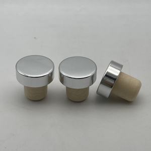 <span class=keywords><strong>Bouchon</strong></span> en plastique couleur argent, <span class=keywords><strong>bouchon</strong></span> en liège en forme de T, 19,5*30 mm, <span class=keywords><strong>bouchon</strong></span> en aluminium pour bouteille de <span class=keywords><strong>vin</strong></span>, de vodka, de whisky - Product Image 1