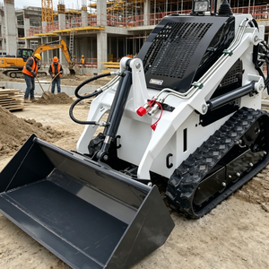 For Skid Steer Mini Ce&epa Approved Tracked with Imported <b>Engines</b> Pump <b>Stand</b>-on for Sale - Product Image 4