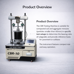 Macchina per Test CBR da Laboratorio per Suolo, Asfalto e Calcestruzzo con Velocità Regolabile 1-100 mm/min - Product Image 6