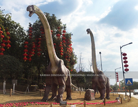 Brachiosaurus à long cou, dinosaure animatronique pour parc, modèle animatronique pour spectacle