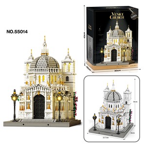 55014 MOC Modello Creativo Chiesa di Venezia, Famosa Architettura Italiana, Set di Costruzioni, Mattoncini, Regali di Natale, 4270 Pezzi - Product Image 1