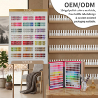 UNIGEL 294 Couleurs – Kit de Vernis Gel Pailleté Français Longue Durée UV/LED – Sans HEMA – Usage Professionnel en Salon – OEM ODM Vente en Gros Personnalisée