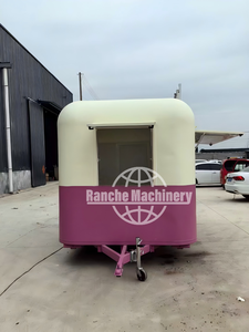 Chariot de restauration rapide pour frites, barbecue, glaces et hot-dogs, construction en acier inoxydable, résistant à la rouille, adapté à l'extérieur, en vente - Product Image 3