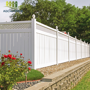 Paneles de valla de vinilo para exteriores de 8 pies baratos al por mayor, panel de vinilo de PVC blanco de 6 pies, postes de valla de privacidad, VALLA DE PVC de jardín de plástico blanco - Product Image 3