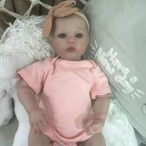 Vente en gros <span class=keywords><strong>Reborn</strong></span> Dolls Toddler Soft Silicone Full Body 50cm Bebe <span class=keywords><strong>Reborn</strong></span> Doll Can Bath pour bébé Toy - Product Image 5