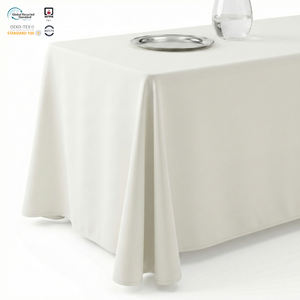 Mantel Cuadrado Comercial de Poliéster Tejido, Ecológico, Duradero, Reutilizable, Impermeable y Resistente a las Manchas, Personalizable - Product Image 1