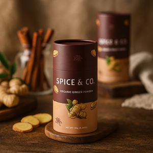 Tubo de Cartón Cilíndrico Reciclable de Alta Calidad para Especias y Sal, Envase de Papel Kraft de Grado Alimenticio para Café y Té Suelto - Product Image 5