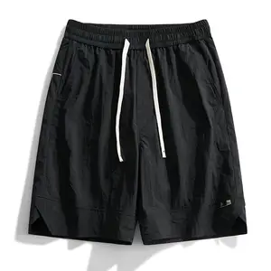 2024 Summer Custom Gym Snack Blank Cotton Running Workout Casual Shorts Men XXL Size Plus Size Spandex Material Custom Beach