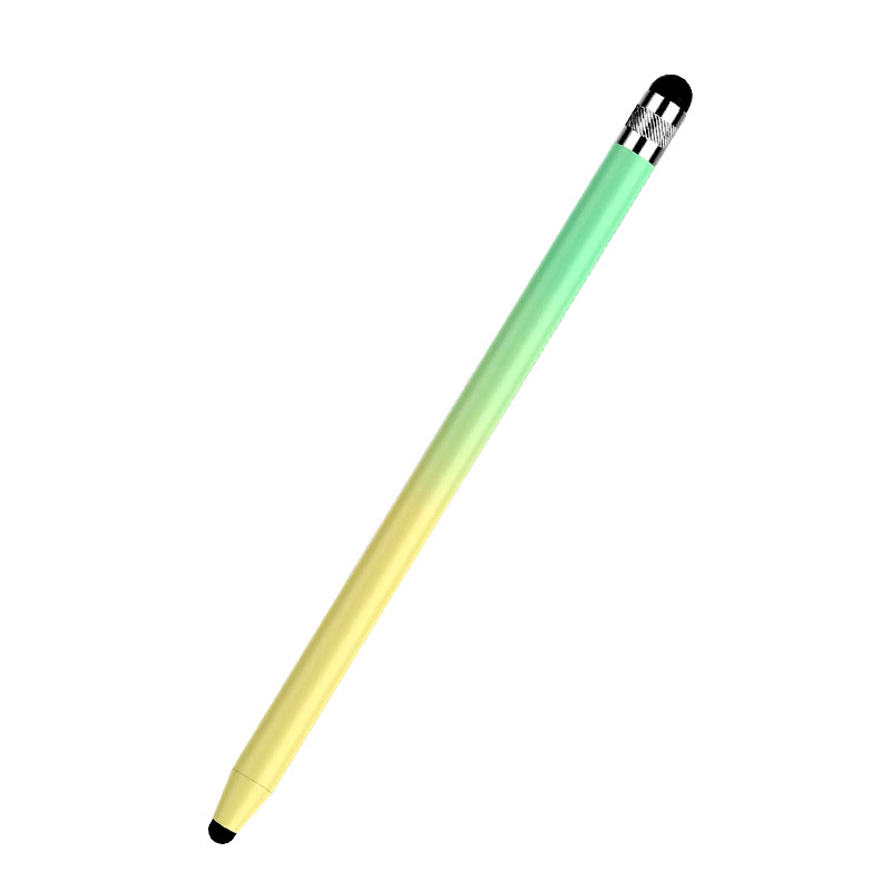Silicone double tête jaune vert