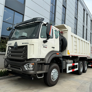 Sinotruk sử dụng mới HOWO N7 NX 371 dumptruck 6x4 8x4 khai thác mỏ xe tải Sino hohan 375HP 10 12 bánh xe 20-60 tấn cát tipper xe tải - Product Image 3
