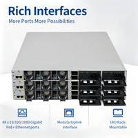 Commutateur Gigabit PoE+ géré évolutif à 48 ports pour les systèmes de sécurité des réseaux de données et l'utilisation professionnelle C9200-48P-E