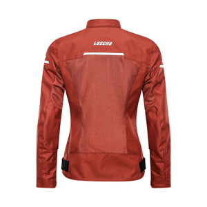 Combinaison de <span class=keywords><strong>moto</strong></span> pour <span class=keywords><strong>femme</strong></span>, toutes saisons, résistante à l'usure, coupe-vent, anti-chute, équipement de protection CE2, coupe ajustée, été - Product Image 2