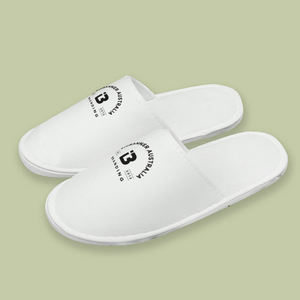 Zapatillas de hotel desechables de diseño simple para SPA Logotipo personalizable - Product Image 5