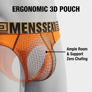 <span class=keywords><strong>Slip</strong></span> da <span class=keywords><strong>Uomo</strong></span> Sexy a Vita Bassa con Elastico in Vita a Motivo Greco, Tasca 3D, in Nylon Elasticizzato, Intimo alla Moda, Colori Vivaci, <span class=keywords><strong>Slip</strong></span> Bikini da <span class=keywords><strong>Uomo</strong></span> - Product Image 3
