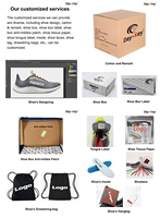 Fournisseur personnalisé Chaussures de course tendances de qualité supérieure Baskets de sport respirantes à absorption des chocs