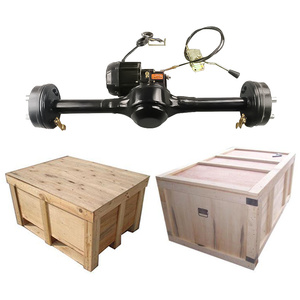 130cm <strong>800W</strong> 2 Speed Rear Driven <strong>Axle</strong> <strong>Differential</strong> Electric <strong>Motor</strong> 1: 11: 28 Drum Brake Rear <strong>Axle</strong> for Cargo Tricycles - Product Image 5