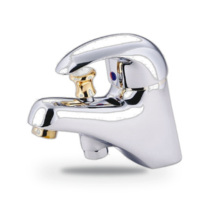 Grifo Mezclador de Agua Fría y Caliente para Baño, Montado en el Cubierta, de Latón Cromado, Duradero, con Garantía de Calidad - Product Image 3