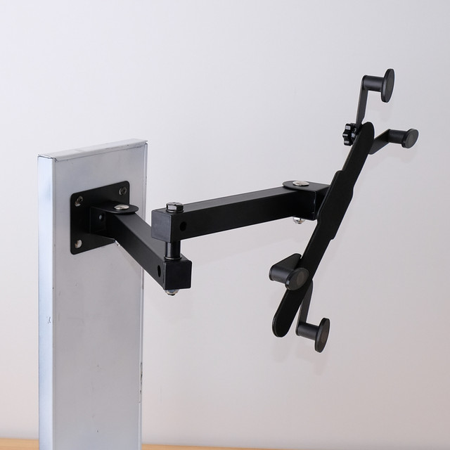 Aluminum Alloy Wall Mount for Foldable Adjustable 7-12 Inch Tablet Holder Mounted for iPad Pro 12.9 Universal