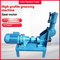 Machine à rainurer les tuyaux en acier inoxydable et PVC 219, ouvre-trou sans soudure, coupe-tuyaux en acier galvanisé 50-168, moteur métallique