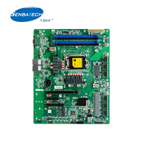 Placas Base IPF36_S24 Compatibles con LGA1151 con Chipset B365, 4* DDR4, 2 Lan, 24 SATA, 1* PCI-Express 16x, Placa para PC
