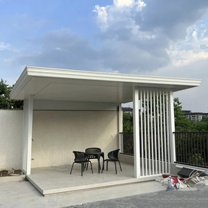 Pergola électrique rétractable intelligente sur mesure en aluminium pour jardin, terrasse, pelouse, villa, cour - Product Image 1