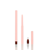 Tube vide rétractable minimaliste en plastique avec taille-crayon pour crayon à sourcils, eye-liner et crayon à lèvres
