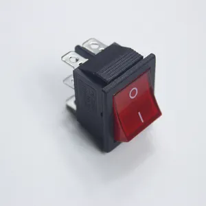 Cheapest factory price red green yellow lamp rocker switch belt waterproof rocker switch