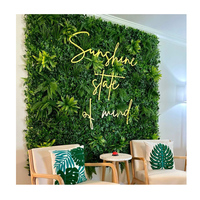 P4 panneau plastique décoratif Vertical jardin maison haie buis vert Milan mur d'herbe artificielle