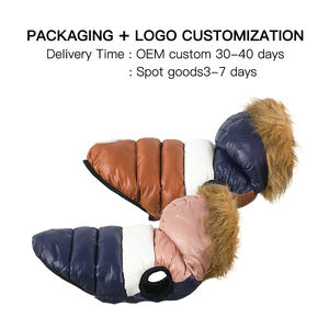 Fabricante al por mayor logotipo personalizado accesorios para mascotas perro abrigo de invierno - Product Image 5