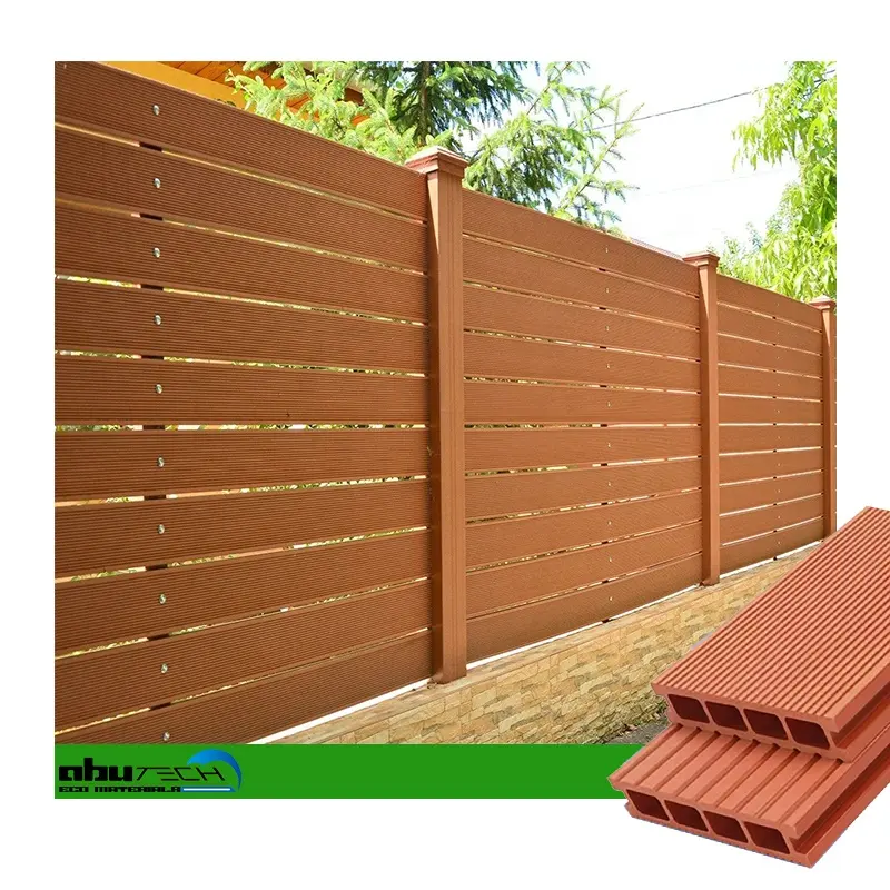 Bahçe dekorasyon için yüksek kalite ucuz su geçirmez açık çit WPC çit