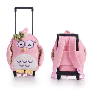 Enfants Cartoon Rolling Sac <span class=keywords><strong>à</strong></span> dos en peluche en forme d'animal <span class=keywords><strong>Cartable</strong></span> Kids School Sacs <span class=keywords><strong>à</strong></span> roulettes pour garçons et filles - Product Image 2