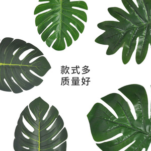 Hojas de Monstera Artificiales al por Mayor de 10cm-30cm, Vegetación de Seda para Decoración de Bodas y Hogar - Product Image 2