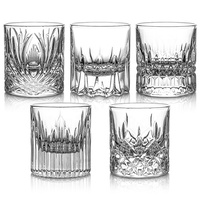 6.5oz Bar Spirit Glass Cup Double Old Fashioned Rocks Tumbler Heavy Base Whisky Glasses