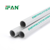 Tuyau d'eau PEX IFAN de couleur blanche 12-32 mm à faible expansion thermique, barrière anti-oxygène, pour chauffage et refroidissement radiant