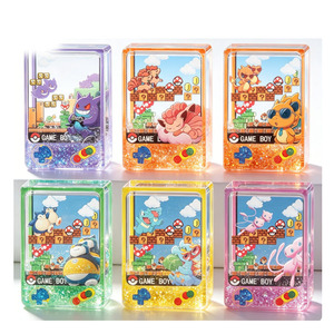 YQ Pokemoned Duoji Ladrillo de arena fluida <span class=keywords><strong>3D</strong></span> de acrílico 151 con cuentas de cristal de vidrio ultra premium, arte decorativo divertido Mega Dream Nightblade - Product Image 1