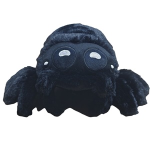 Interessante Peluche di <span class=keywords><strong>Piccolo</strong></span> Ragno Saltatore Maculato, Giocattolo Super Morbido in Cotone PP e Rete, Antistress a Forma di Insetto - Product Image 4
