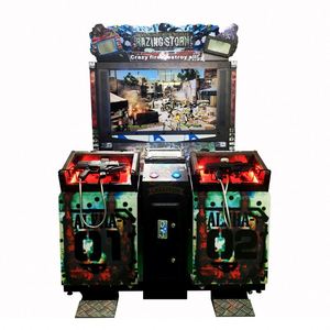 เครื่องเกมยิงปืนหยอดเหรียญ Creatfun Razing Storm Y202-2 หน้าจอ 55 นิ้ว โครงสร้างโลหะ+อะคริลิค+ไม้ สำหรับ 2 ผู้เล่น - Product Image 4
