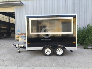 Etodevice Multifunctional Mobile Fast Food Cart With Frozen Yogurt <b>Machine</b> - Product Image 4
